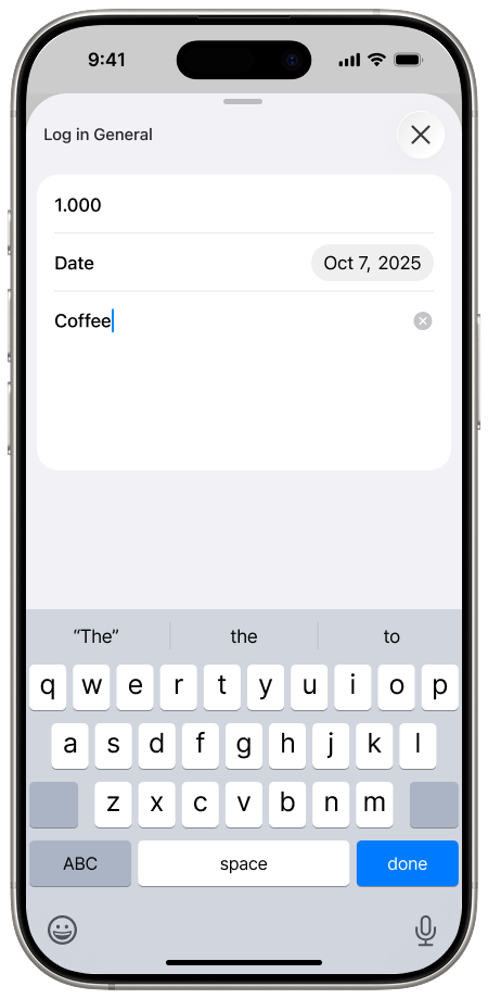 Pazi App New Entry Screen